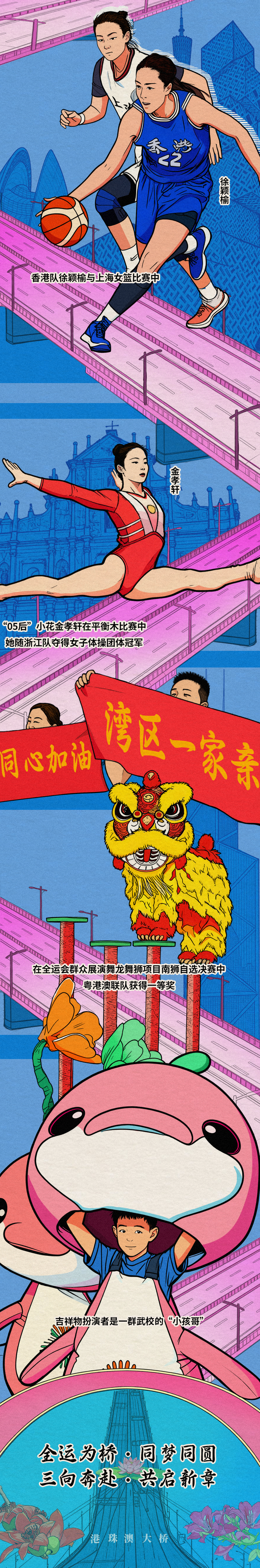 跨越伶仃洋的港珠澳大桥：以全运之桥为媒凝聚